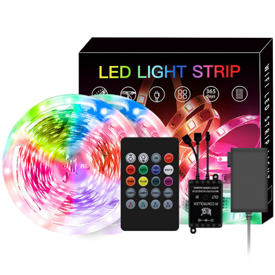 Прокладка СИД RGB управлением 5050 ПРИЛОЖЕНИЯ Bluetooth водоустойчивая для крытого на открытом воздухе украшения