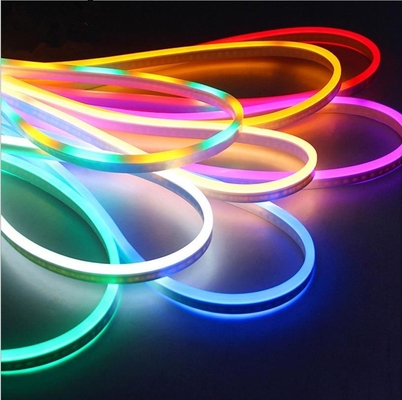 свет гибкого трубопровода СИД 10mm неоновый, свет веревочки СИД силикона RGB 12V неоновый