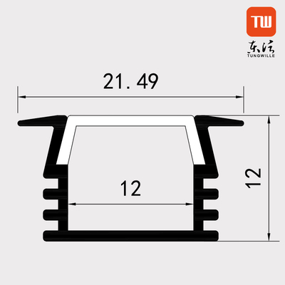 16x12mm утопленное освещение прокладки СИД для материала алюминия штукатурной плиты