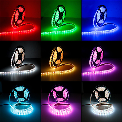 12V 5050 RGB света прокладки СИД 10 метров с удаленным управлением времени IP20