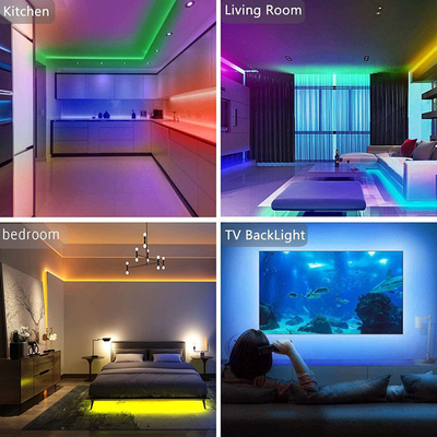 Прокладка СИД RGB управлением 5050 ПРИЛОЖЕНИЯ Bluetooth водоустойчивая для крытого на открытом воздухе украшения