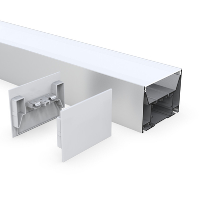 100mm x 75mm приостанавливанный серебр профиля СИД алюминиевый для кино кухонного шкафа